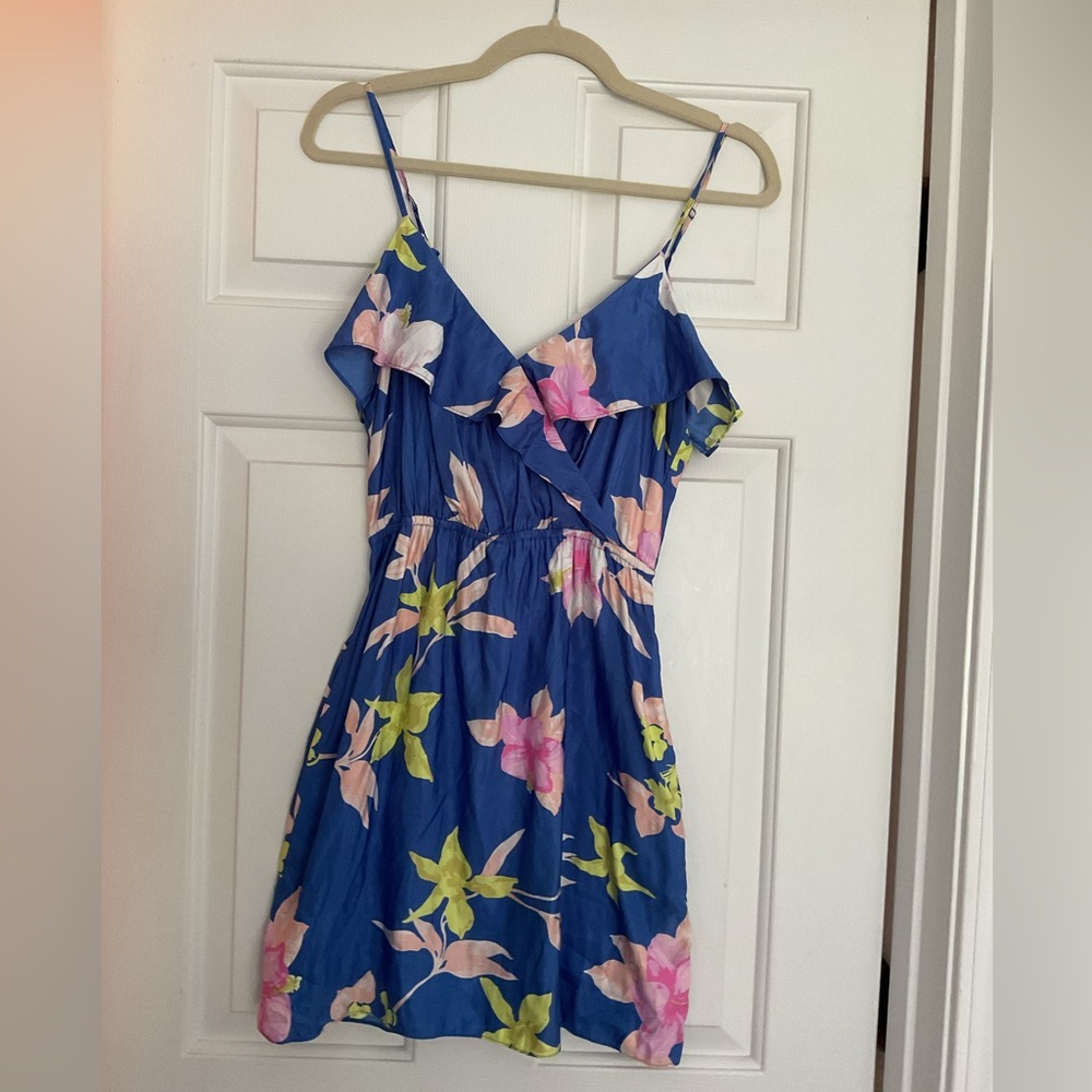 American Eagle Outfitters Blue Floral Dress